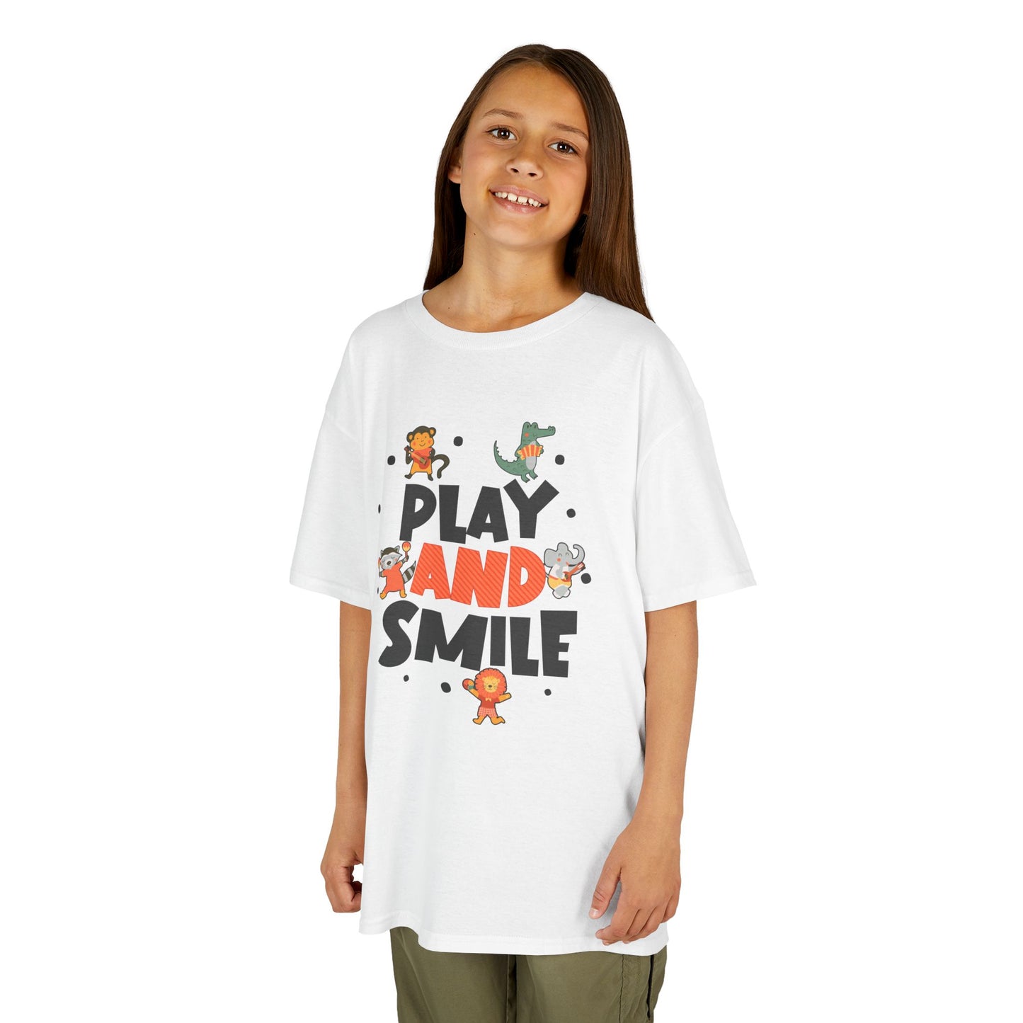 Kid's T Shirt Funny Play & Smile