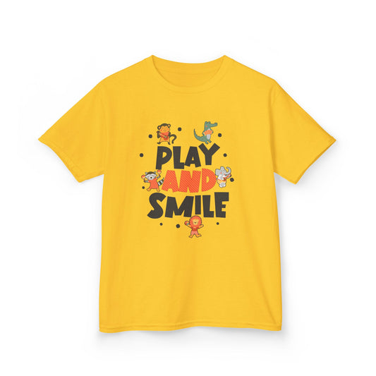 Kid's T Shirt Funny Play & Smile