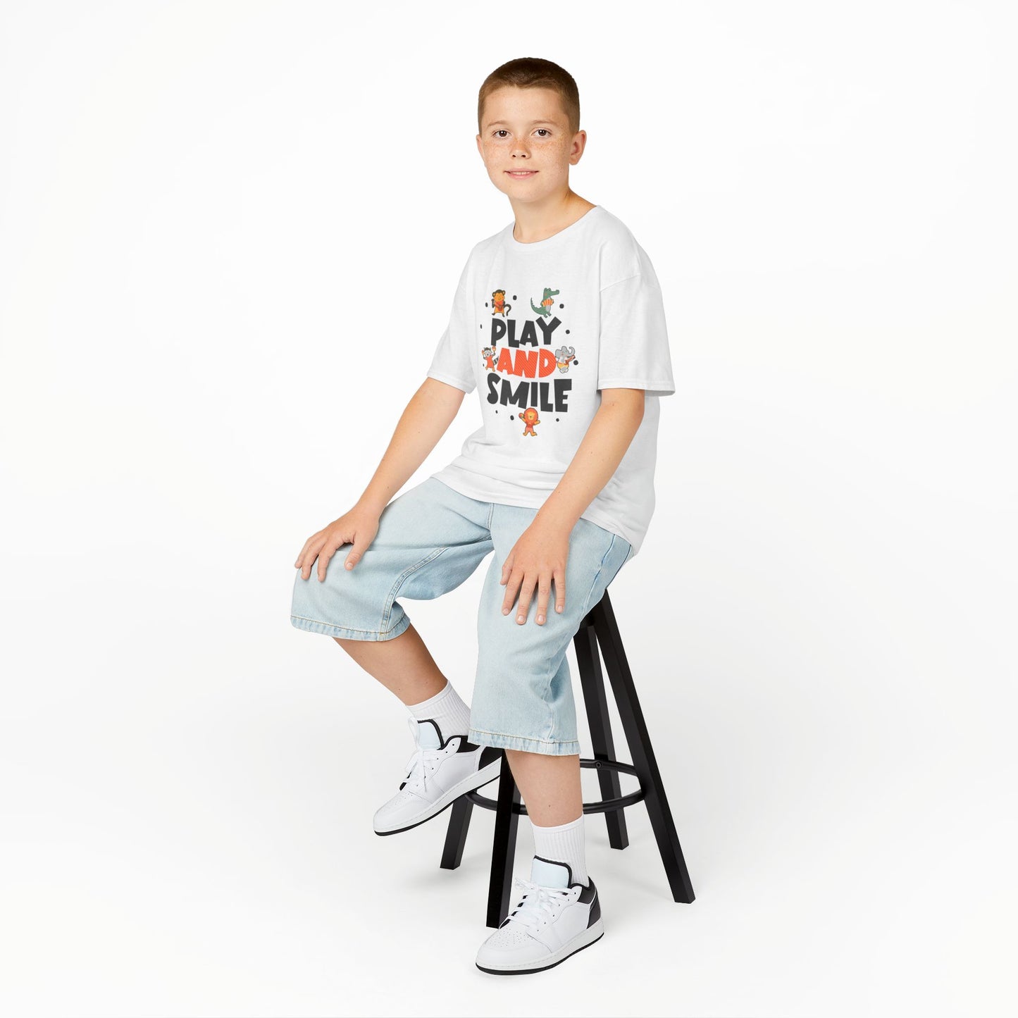 Kid's T Shirt Funny Play & Smile